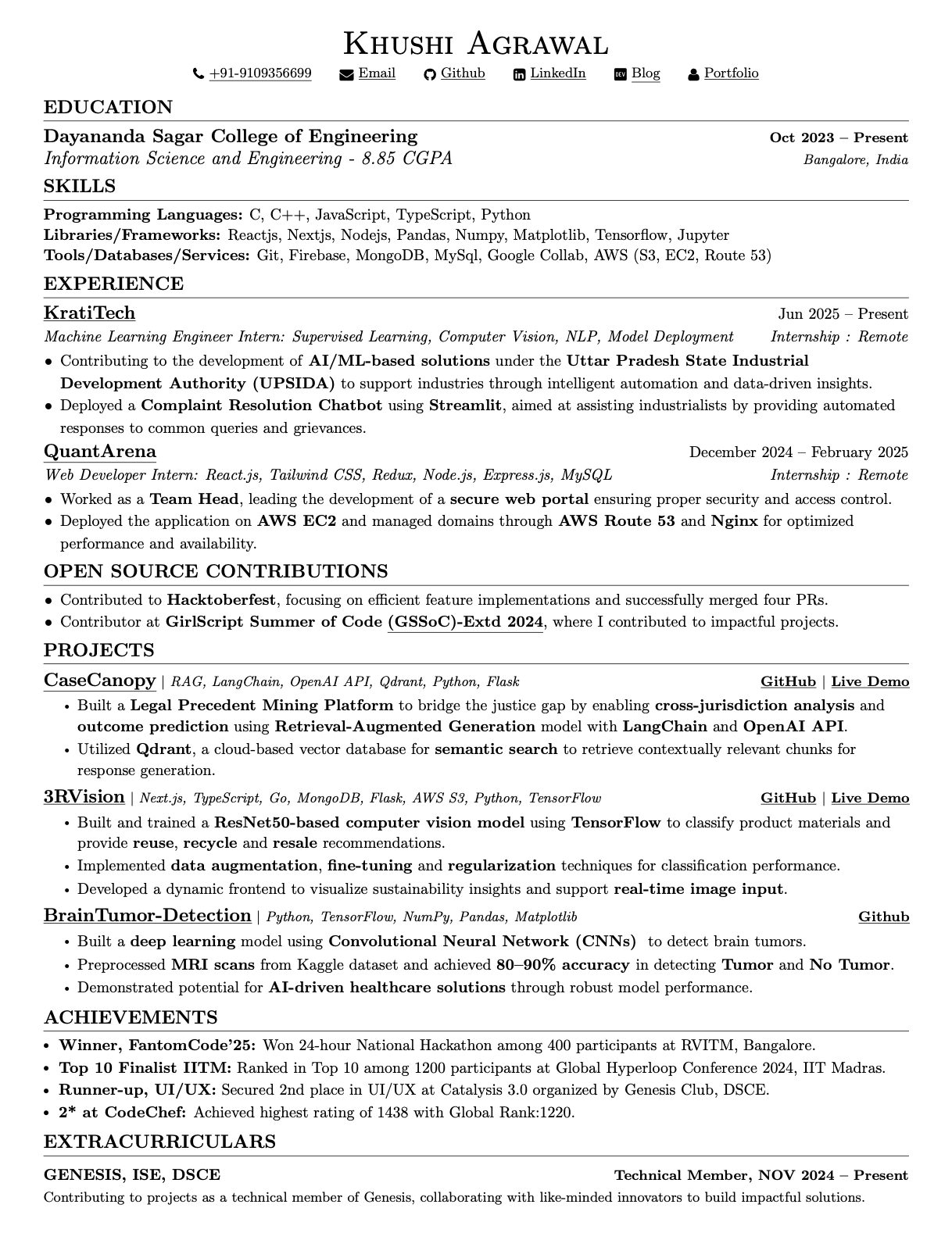 Resume Preview